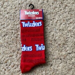 3/$12 Twizzlers Novelty Crew Socks - Brand New
